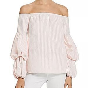Petersyn Lily Off Shoulder Cotton Top Small NWT